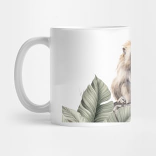 Watercolor Monkey Mug